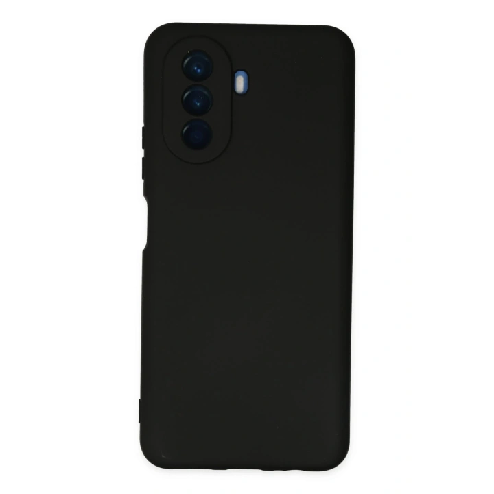 BFS  Huawei Nova Y70 Kılıf Nano içi Kadife Silikon - Siyah