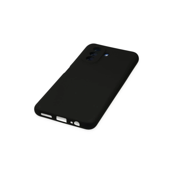 BFS  Huawei Nova Y70 Kılıf Nano içi Kadife Silikon - Siyah