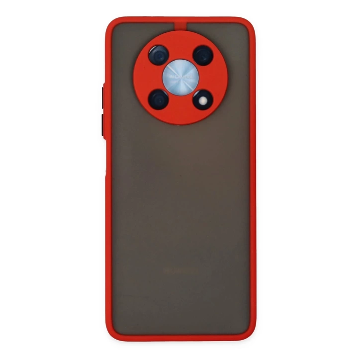 BFS  Huawei Nova Y90 Kılıf Montreal Silikon Kapak - Kırmızı