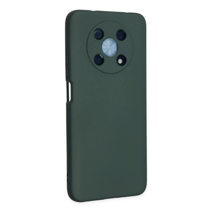 BFS  Huawei Nova Y90 Kılıf Nano içi Kadife Silikon - Koyu Yeşil
