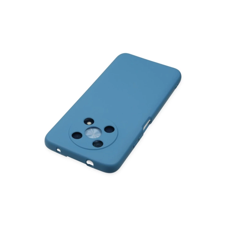 BFS  Huawei Nova Y90 Kılıf Nano içi Kadife Silikon - Mavi