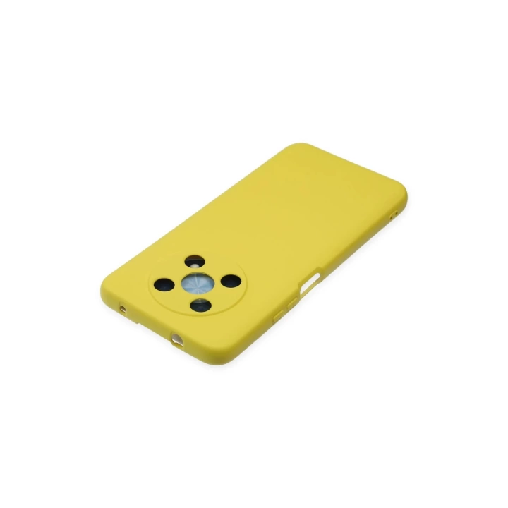 BFS  Huawei Nova Y90 Kılıf Nano içi Kadife Silikon - Sarı