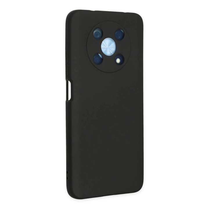 BFS  Huawei Nova Y90 Kılıf Nano içi Kadife Silikon - Siyah