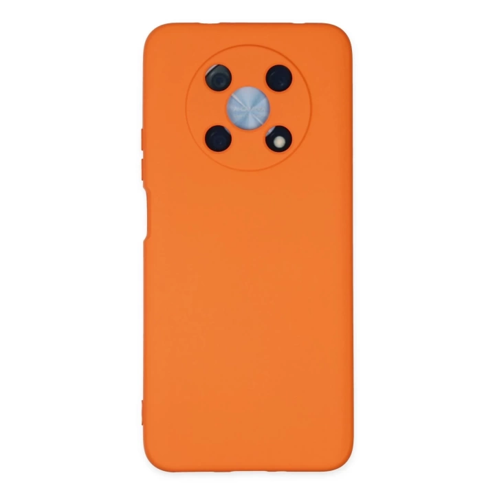 BFS  Huawei Nova Y90 Kılıf Nano içi Kadife Silikon - Turuncu