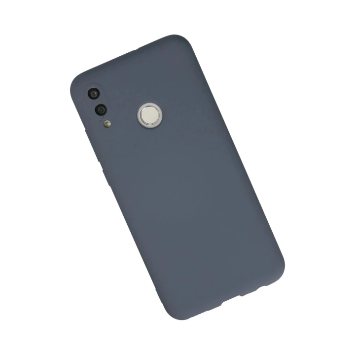 BFS  Huawei P Smart 2019 Kılıf Nano içi Kadife Silikon - Gri