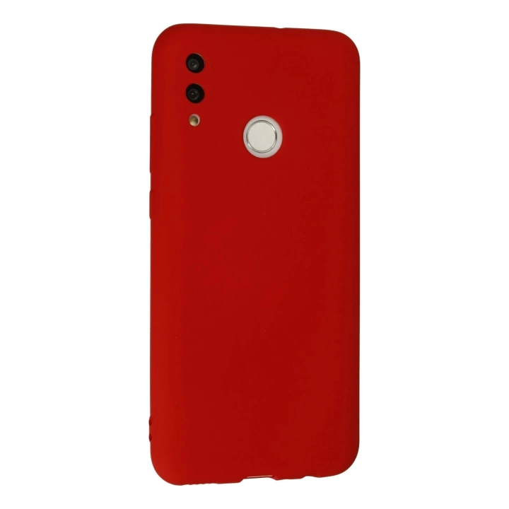 BFS  Huawei P Smart 2019 Kılıf Nano içi Kadife Silikon - Kırmızı