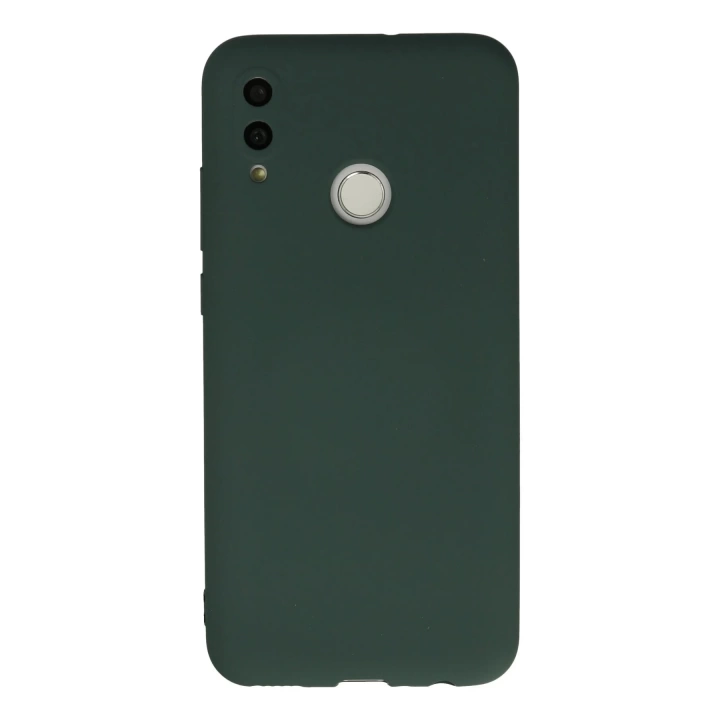 BFS  Huawei P Smart 2019 Kılıf Nano içi Kadife Silikon - Koyu Yeşil
