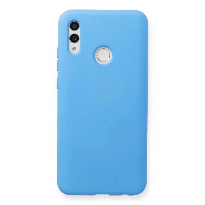BFS  Huawei P Smart 2019 Kılıf Nano içi Kadife Silikon - Mavi
