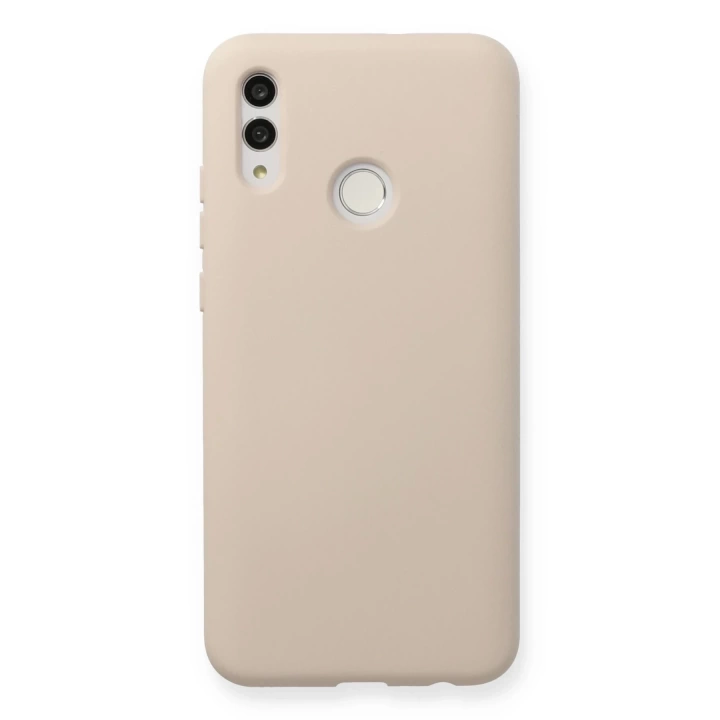 BFS  Huawei P Smart 2019 Kılıf Nano içi Kadife Silikon - Pudra