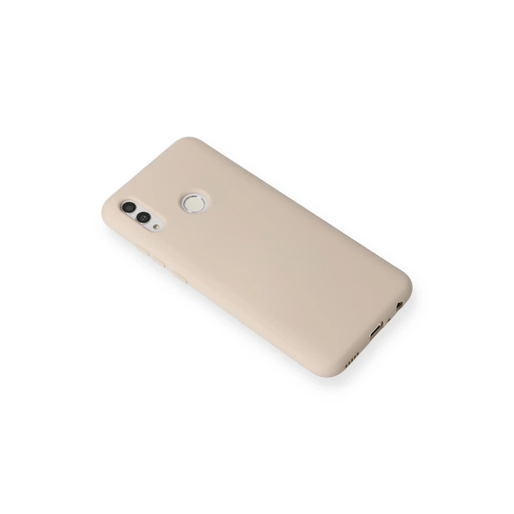 BFS  Huawei P Smart 2019 Kılıf Nano içi Kadife Silikon - Pudra