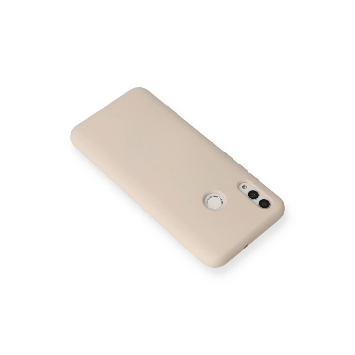BFS  Huawei P Smart 2019 Kılıf Nano içi Kadife Silikon - Pudra