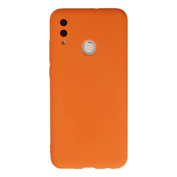 BFS  Huawei P Smart 2019 Kılıf Nano içi Kadife Silikon - Turuncu