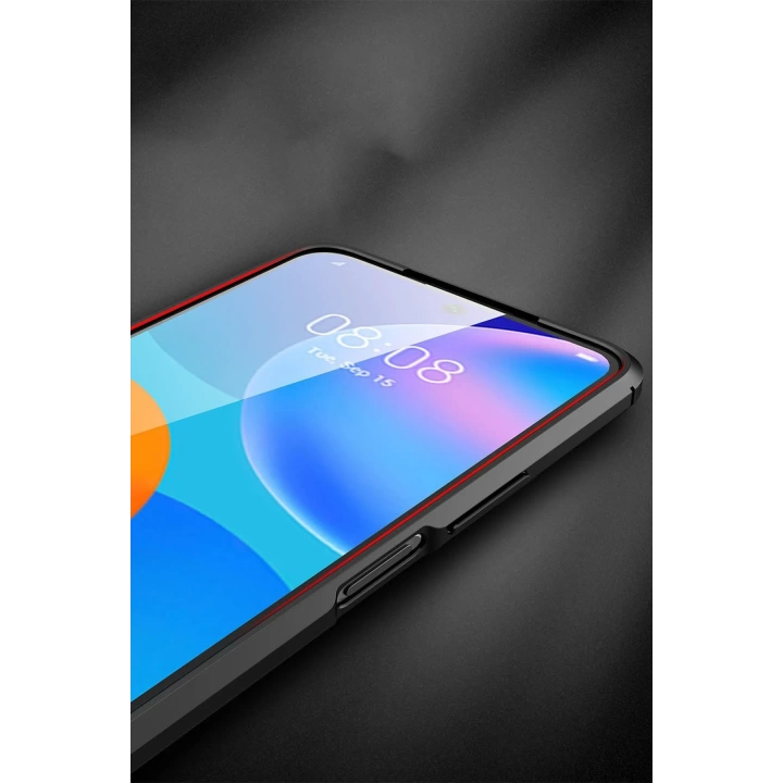 BFS  Huawei P Smart 2021 Kılıf Auto Focus Kapak - Kırmızı