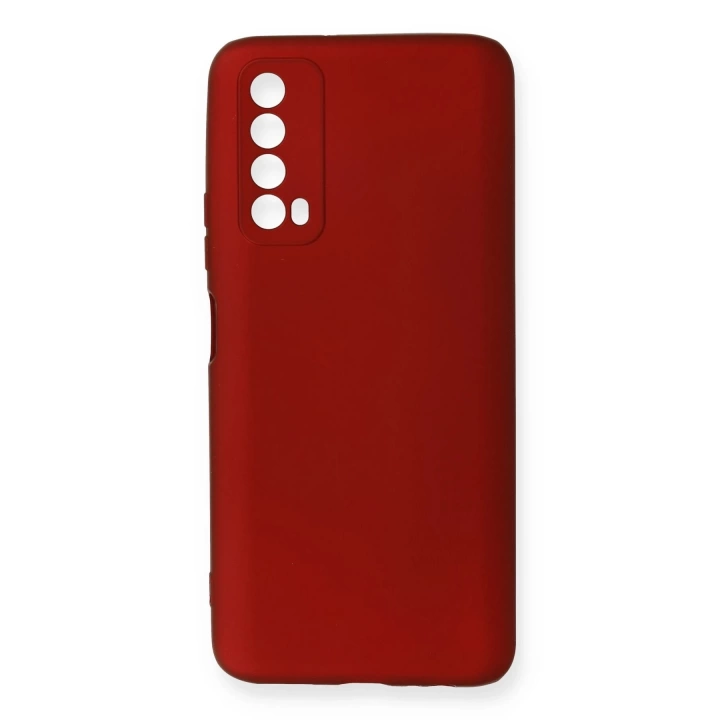 BFS  Huawei P Smart 2021 Kılıf First Silikon - Bordo