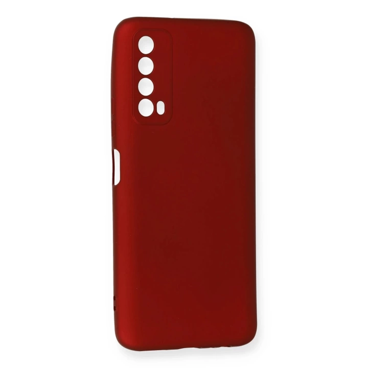 BFS  Huawei P Smart 2021 Kılıf First Silikon - Bordo