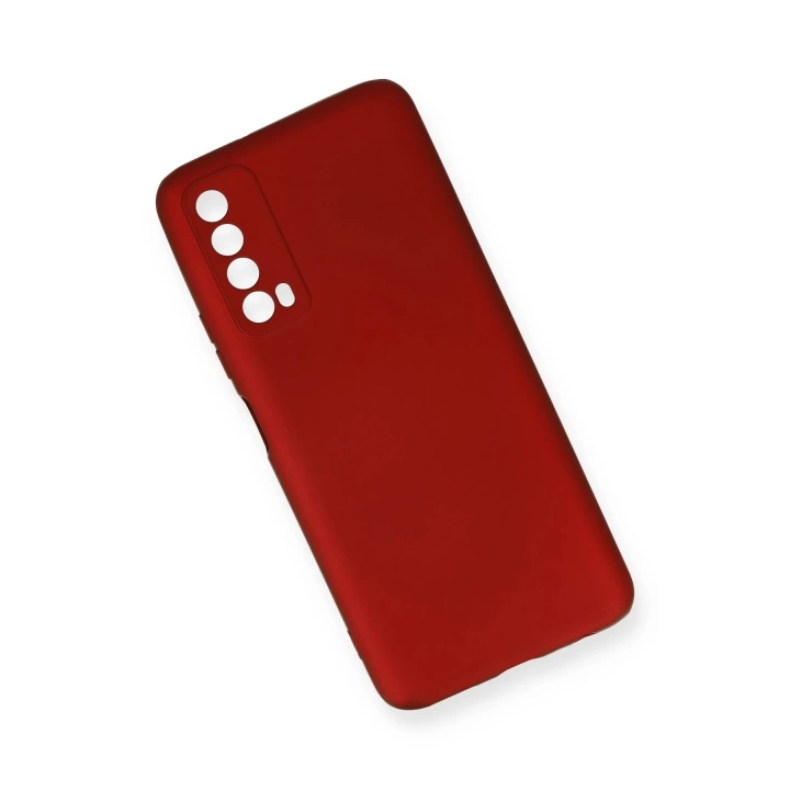 BFS  Huawei P Smart 2021 Kılıf First Silikon - Bordo
