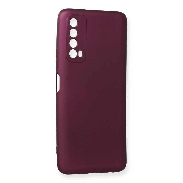 BFS Huawei P Smart 2021 Kılıf First Silikon - Mürdüm