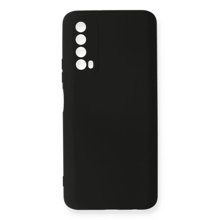 BFS  Huawei P Smart 2021 Kılıf Nano içi Kadife Silikon - Siyah