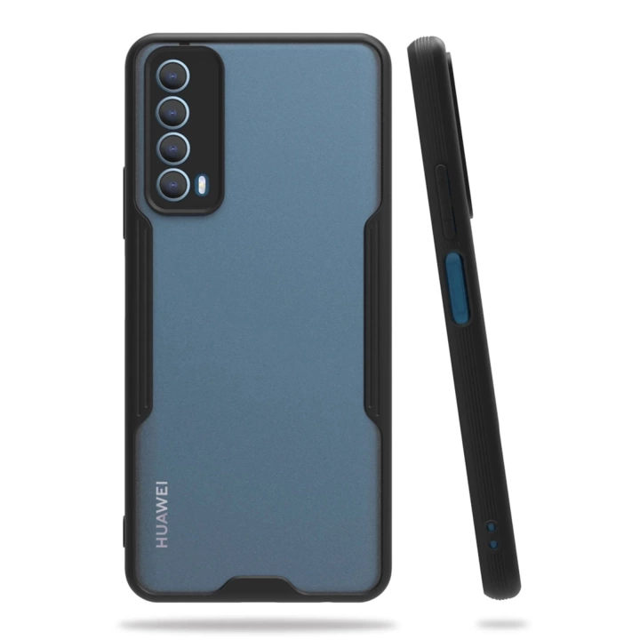 BFS  Huawei P Smart 2021 Kılıf Platin Silikon - Siyah