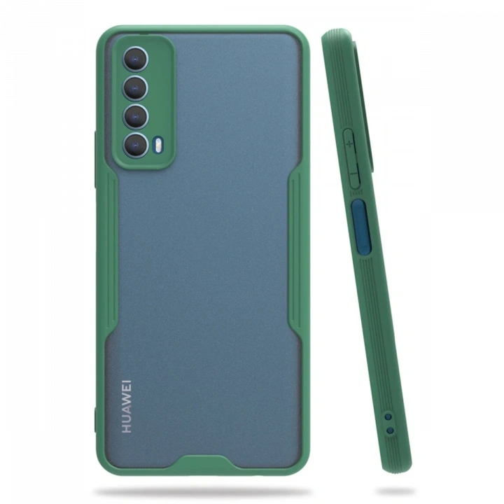 BFS  Huawei P Smart 2021 Kılıf Platin Silikon - Yeşil