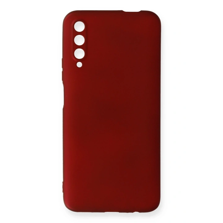 BFS  Huawei P Smart Pro / Y9S Kılıf First Silikon - Bordo