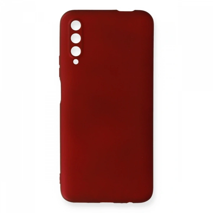 BFS  Huawei P Smart Pro / Y9S Kılıf First Silikon - Bordo