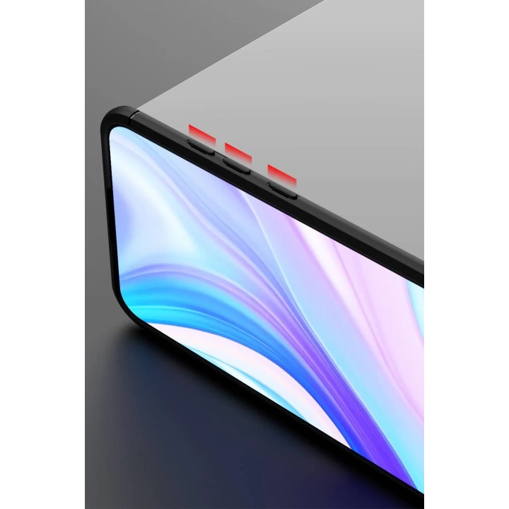 BFS  Huawei P Smart S Kılıf Range Yüzüklü Silikon - Siyah