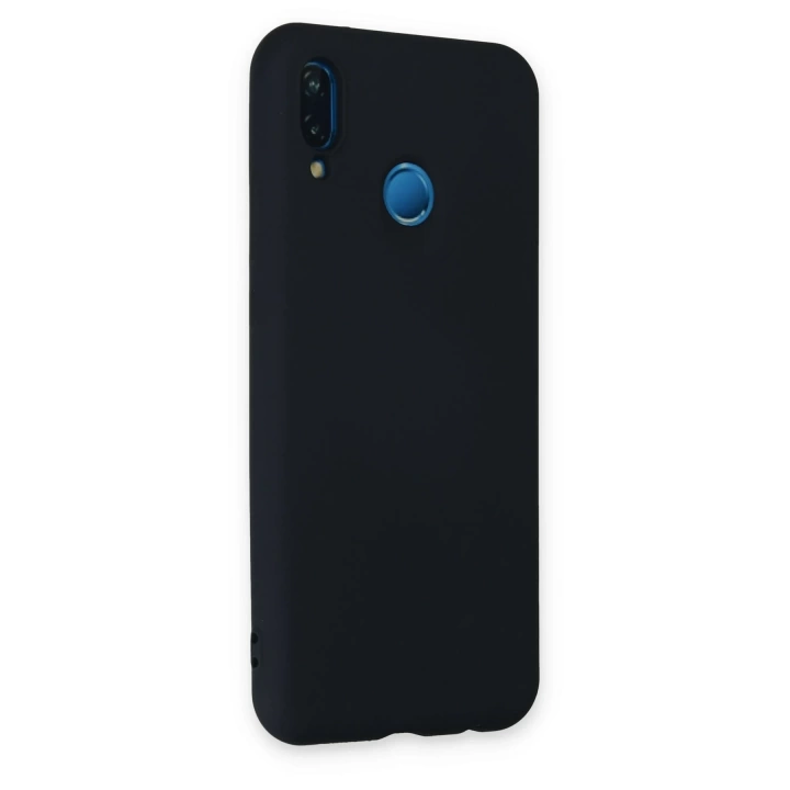 BFS  Huawei P20 Lite Kılıf Nano içi Kadife Silikon - Lacivert
