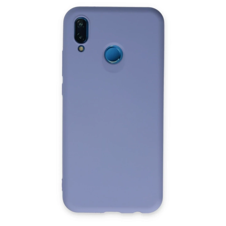 BFS  Huawei P20 Lite Kılıf Nano içi Kadife Silikon - Lila