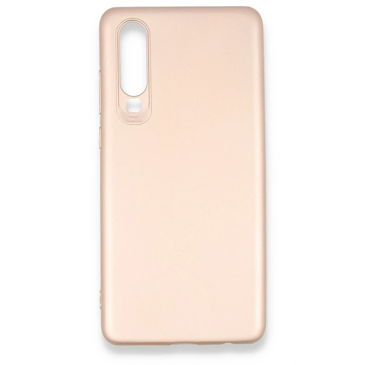 BFS  Huawei P30 Kılıf First Silikon - Rose Gold