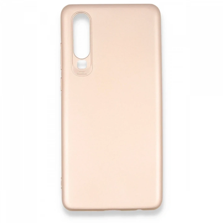 BFS  Huawei P30 Kılıf First Silikon - Rose Gold