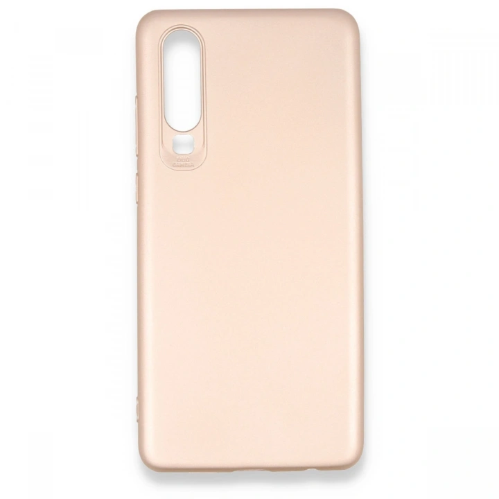 BFS  Huawei P30 Kılıf First Silikon - Rose Gold