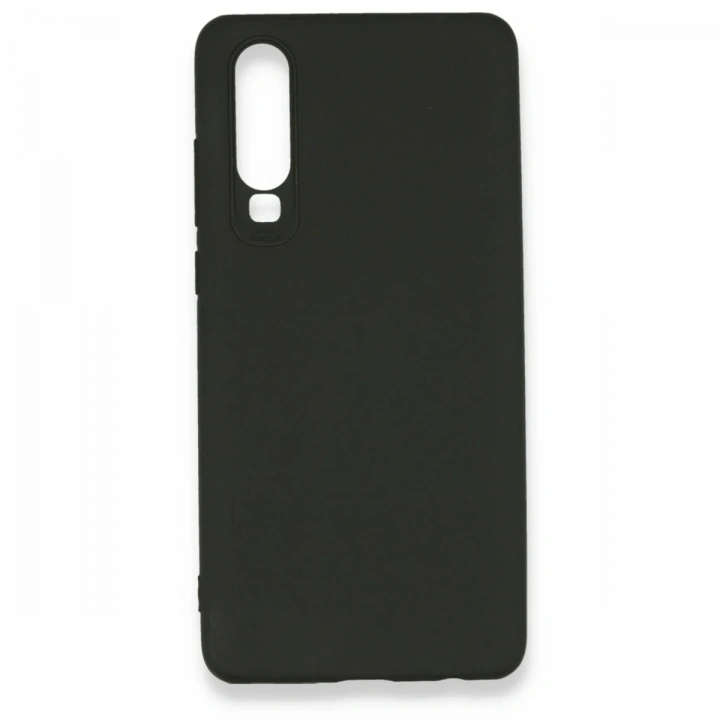BFS  Huawei P30 Kılıf First Silikon - Siyah