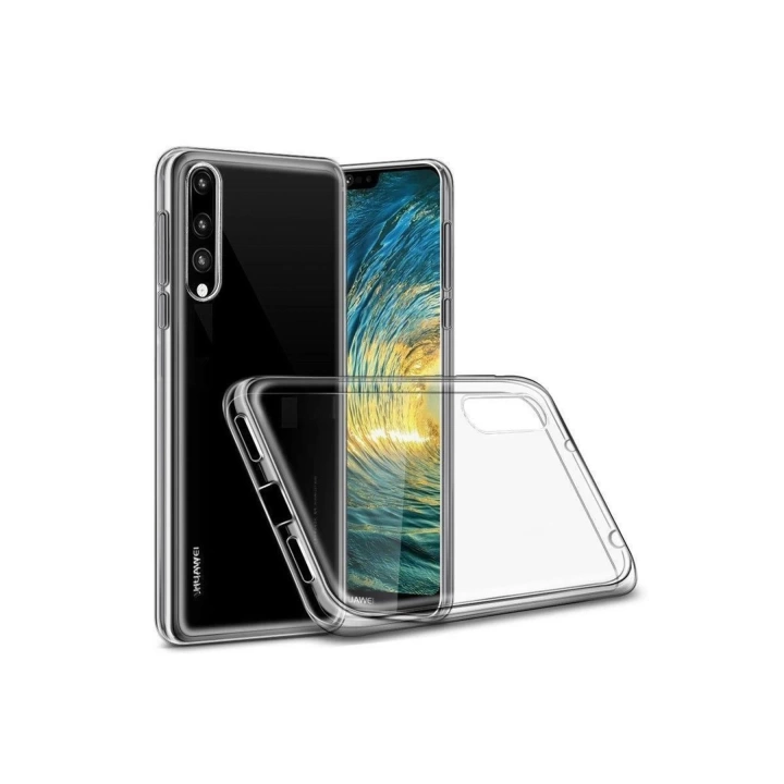 BFS Huawei P30 Lite Kılıf Lüx Şeffaf Silikon