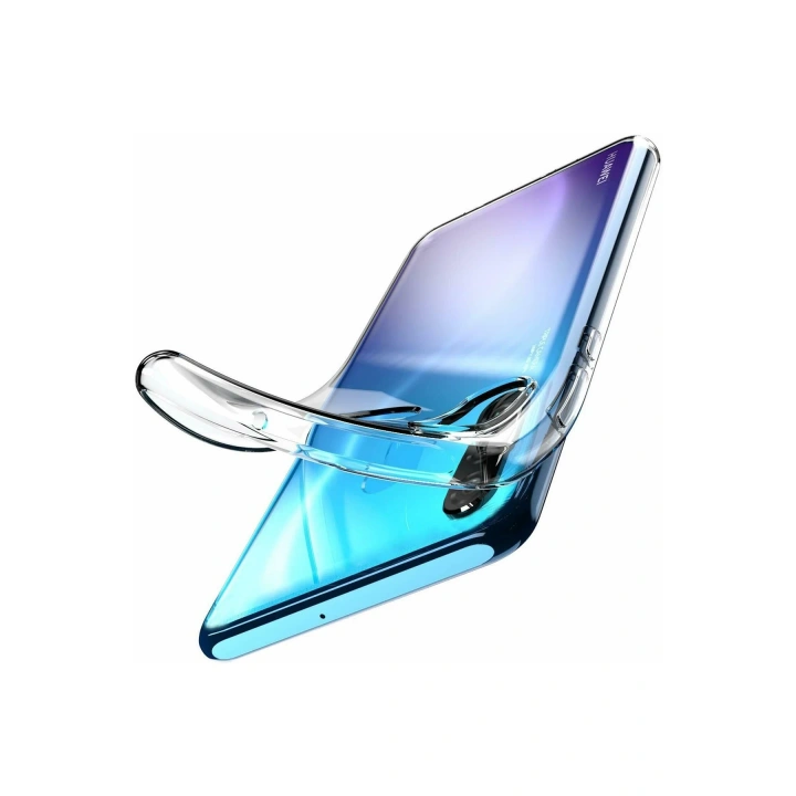 BFS  Huawei P30 Lite Kılıf Lüx Şeffaf Silikon