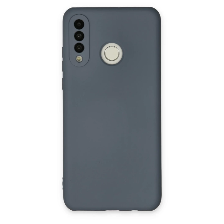 BFS  Huawei P30 Lite Kılıf Nano içi Kadife Silikon - Gri