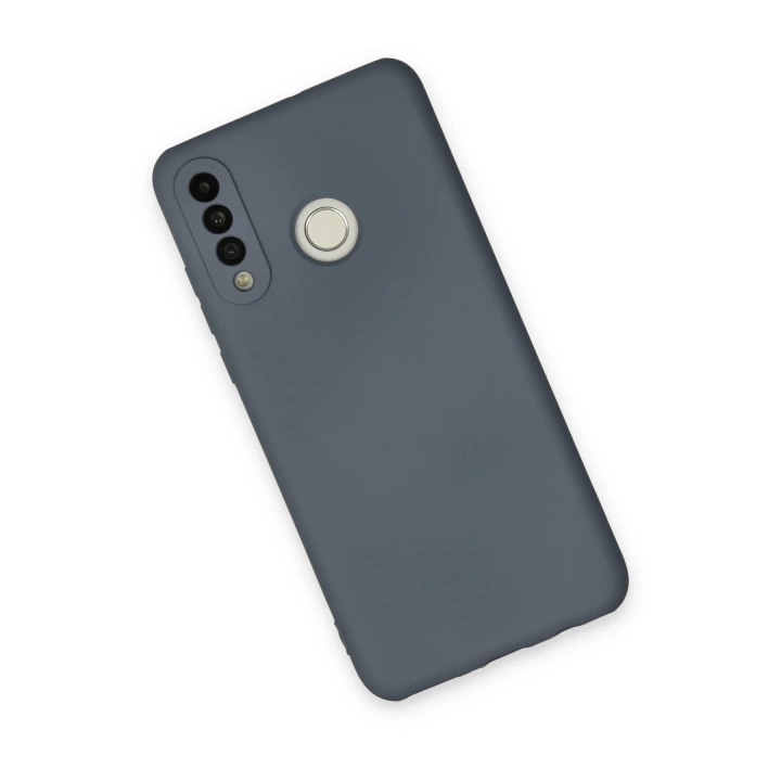 BFS  Huawei P30 Lite Kılıf Nano içi Kadife Silikon - Gri