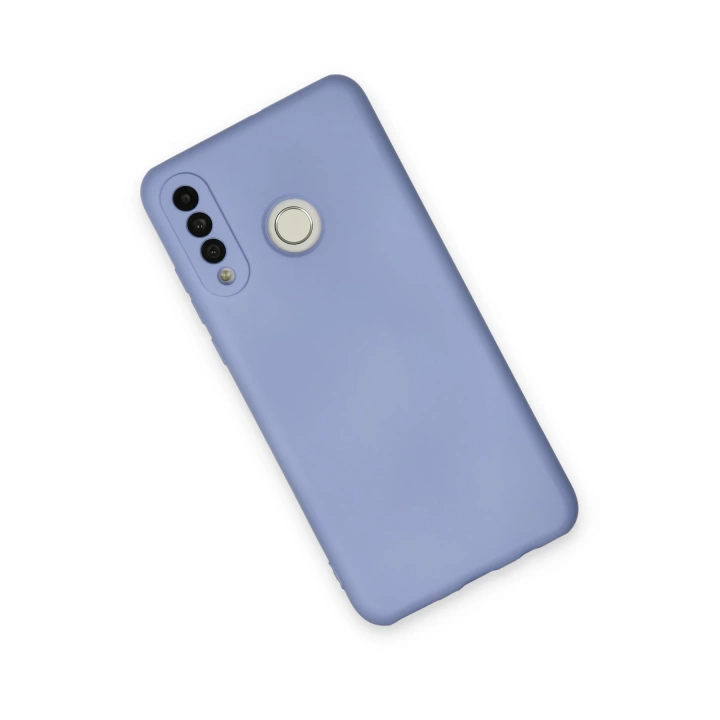 BFS  Huawei P30 Lite Kılıf Nano içi Kadife Silikon - Lila
