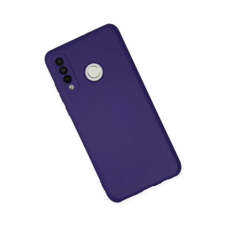 BFS  Huawei P30 Lite Kılıf Nano içi Kadife Silikon - Mor