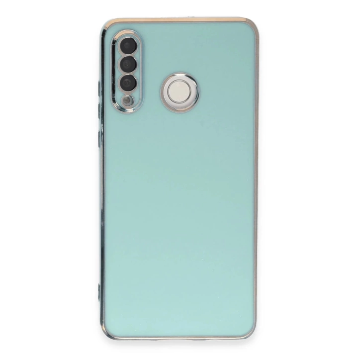 BFS  Huawei P30 Lite Kılıf Volet Silikon - Açık Yeşil