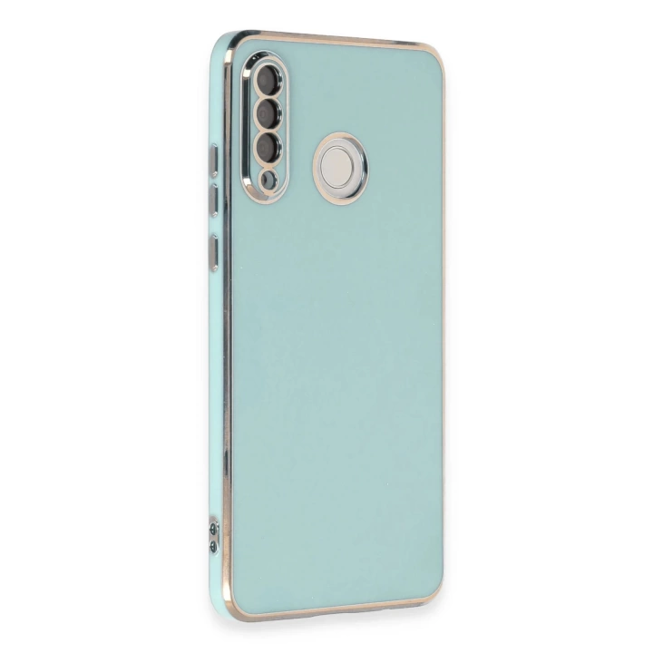 BFS  Huawei P30 Lite Kılıf Volet Silikon - Açık Yeşil