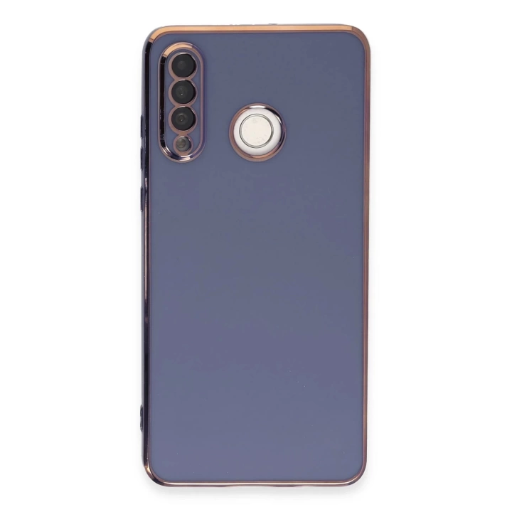 BFS  Huawei P30 Lite Kılıf Volet Silikon - Mavi