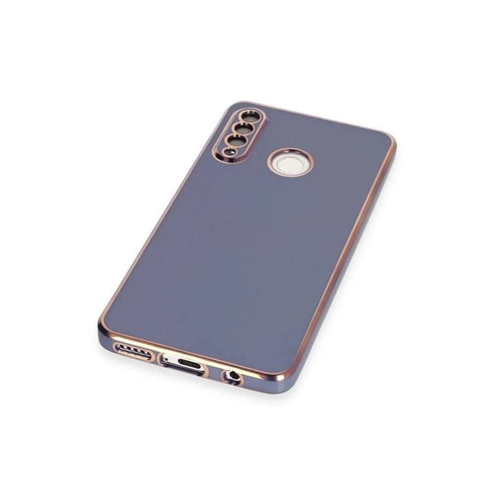 BFS  Huawei P30 Lite Kılıf Volet Silikon - Mavi