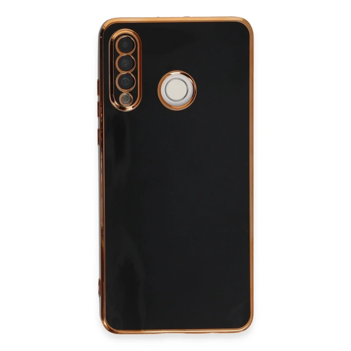 BFS  Huawei P30 Lite Kılıf Volet Silikon - Siyah