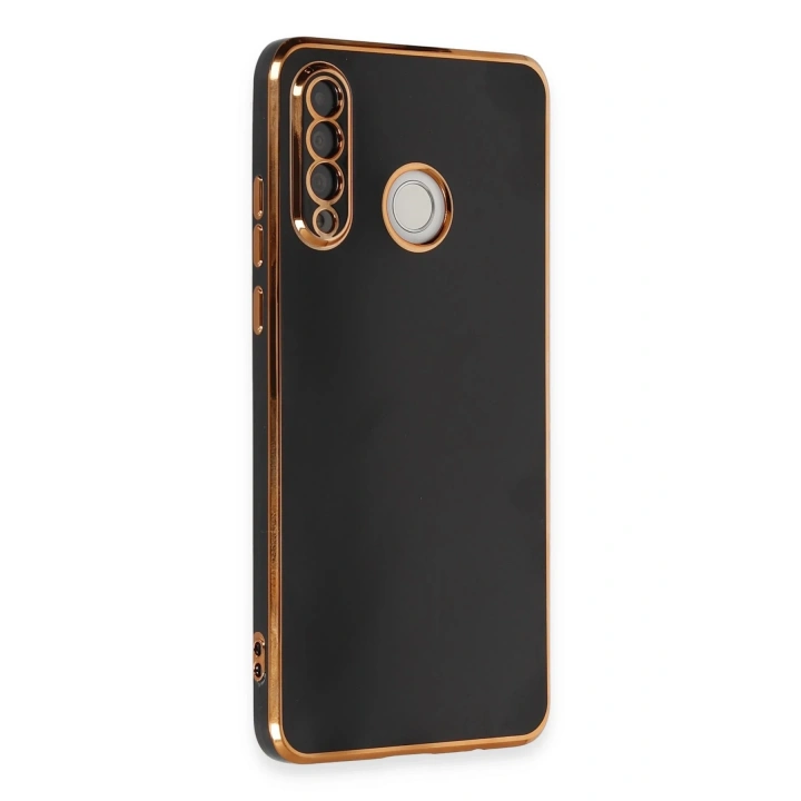 BFS  Huawei P30 Lite Kılıf Volet Silikon - Siyah