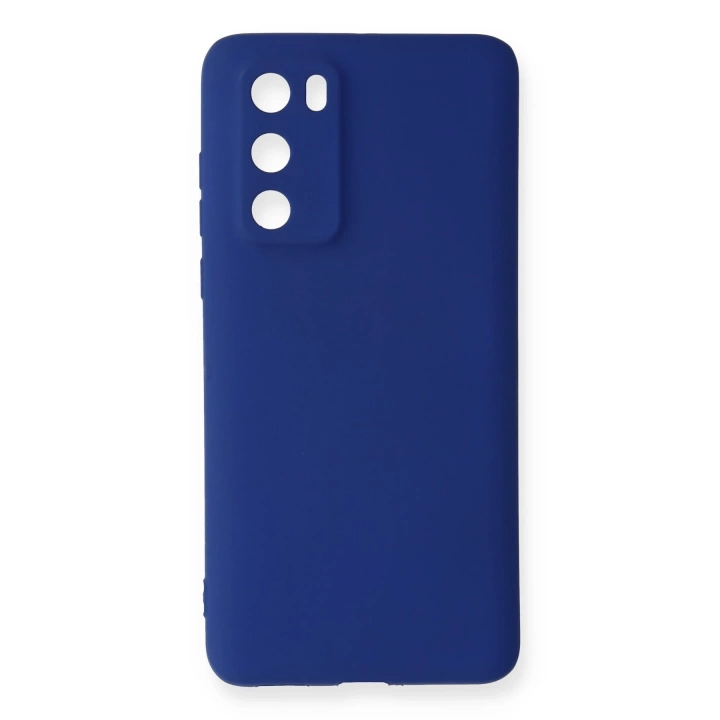 BFS  Huawei P40 Kılıf First Silikon - Lacivert