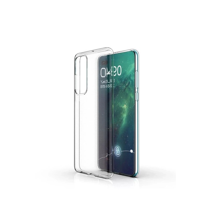 BFS  Huawei P40 Kılıf Lüx Şeffaf Silikon - Şeffaf