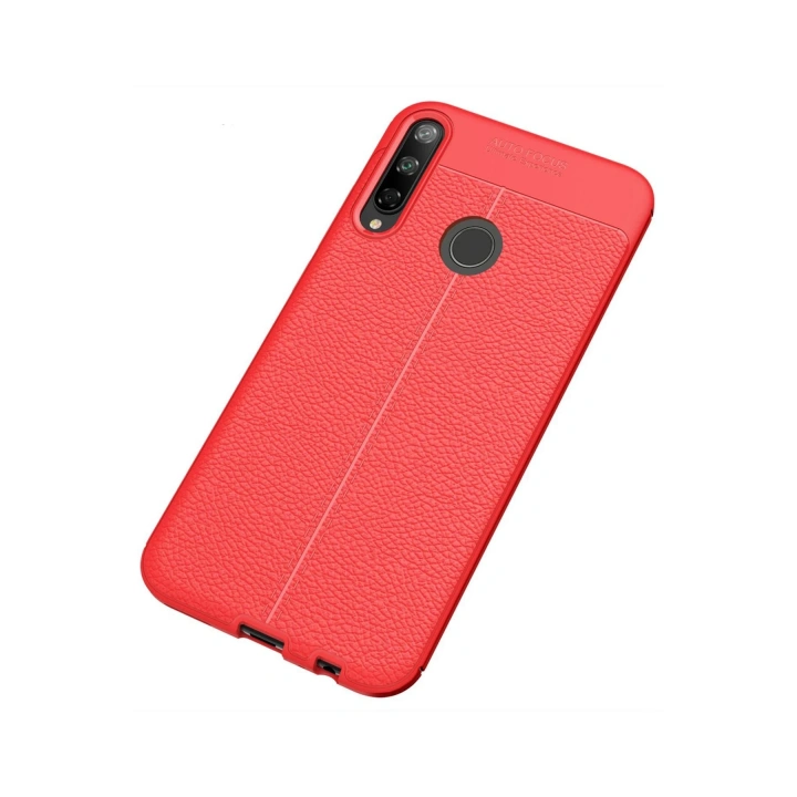 BFS  Huawei P40 Lite E Kılıf Auto Focus Kapak - Kırmızı