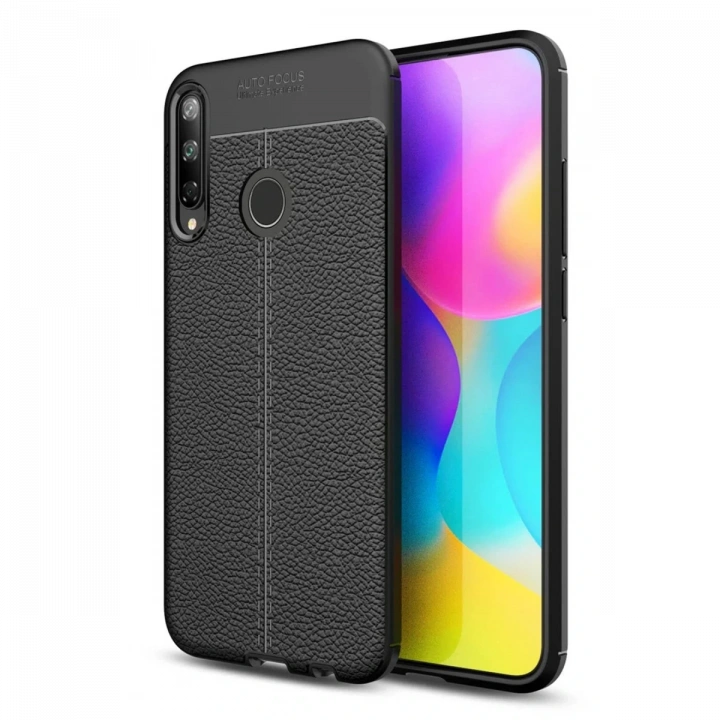 BFS  Huawei P40 Lite E Kılıf Auto Focus Kapak - Siyah