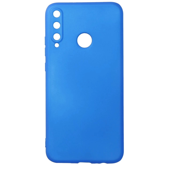 BFS  Huawei P40 Lite E Kılıf First Silikon - Mavi